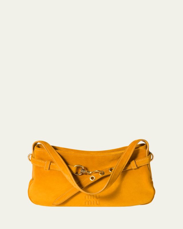 Aventure Medium Suede Shoulder Bag